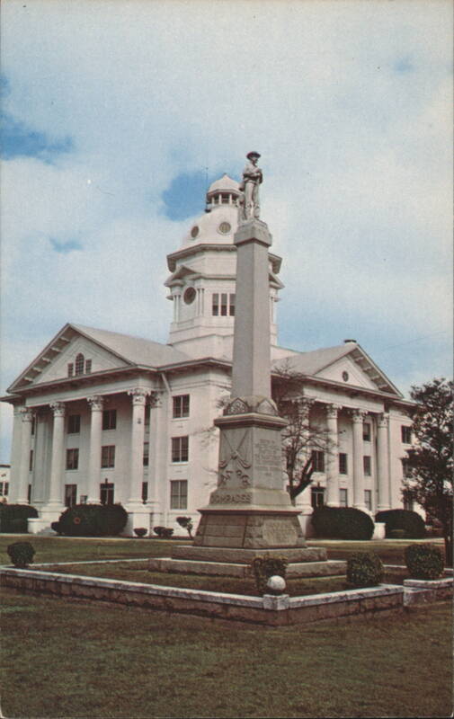 Colquitt County Courthouse and Confederate Memorial Moultrie Georgia
