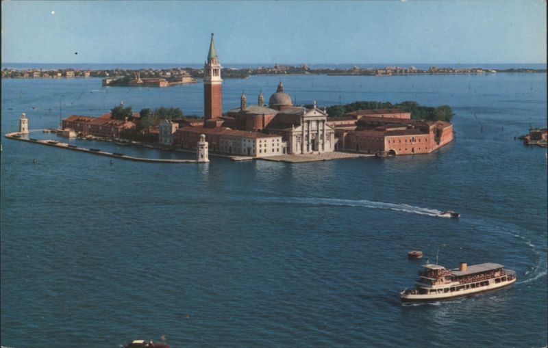 Isola San Giorgio Maggiore and Venetian Lagoon Venice Italy