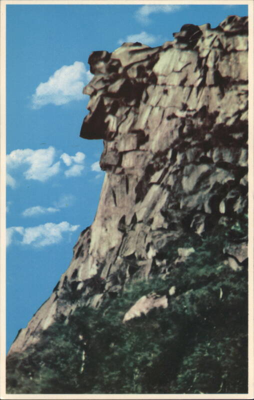 Old Man of the Mountains Profile Franconia Notch New Hampshire