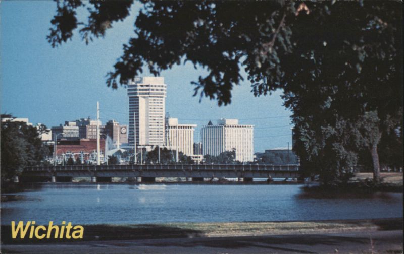 Skyline View across the Arkansas River Wichita Wichita Chamber Of Commerce