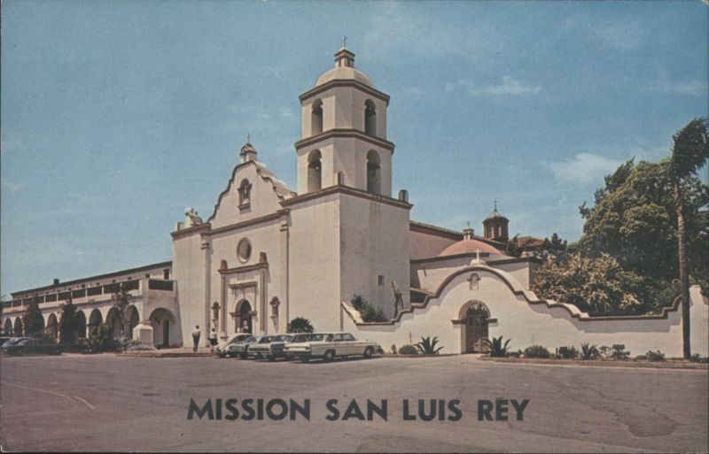 Mission San Luis Rey Bell Tower and Facade Oceanside California
