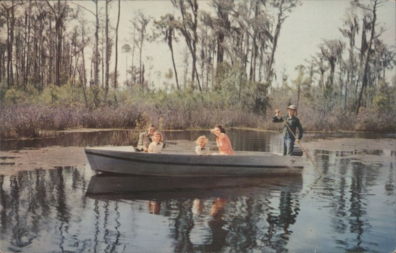 Boat Cruise at Okefenokee Swamp Park Waycross Georgia