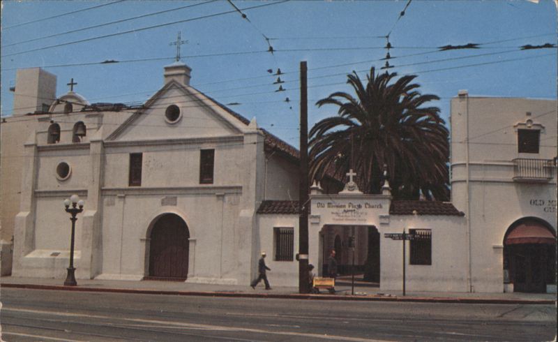 Old Mission Plaza Church Los Angeles California