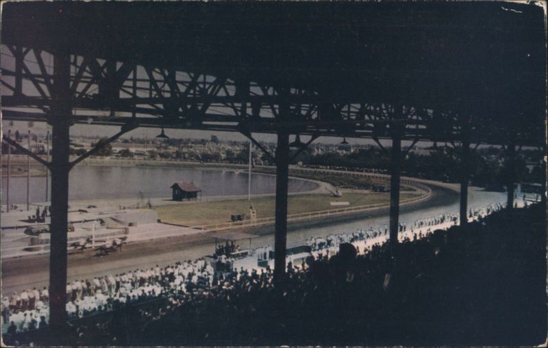 Grandstand View of Races at California State Fair Sacramento
