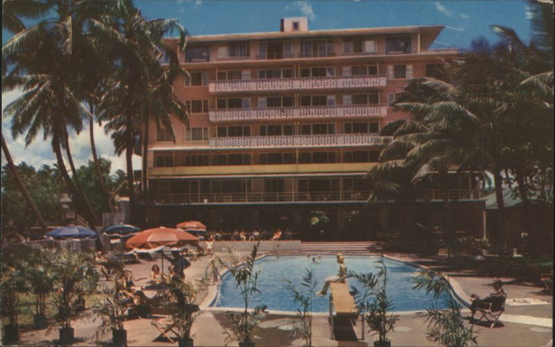 The New Edgewater Hotel on Waikiki Beach Honolulu Hawaii