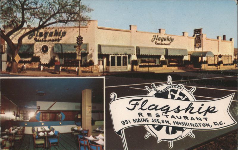 Flagship Restaurant Exterior and Flagship Room Interior Washington District of Columbia