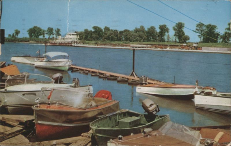 Paducah Boat Dock, Ohio and Tennessee Rivers Junction Kentucky