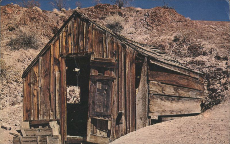 Original Prospector's Shack of Death Valley Scotty California