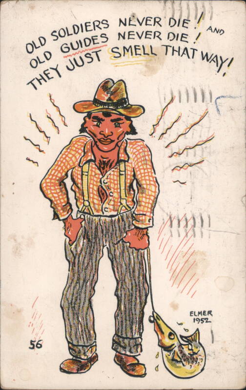 Old Soldiers and Guides Never Die Elmer Anderson Comic