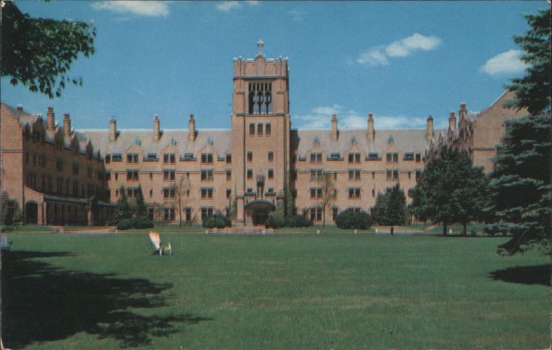 St. Mary's College Main Building and Grounds Notre Dame Indiana
