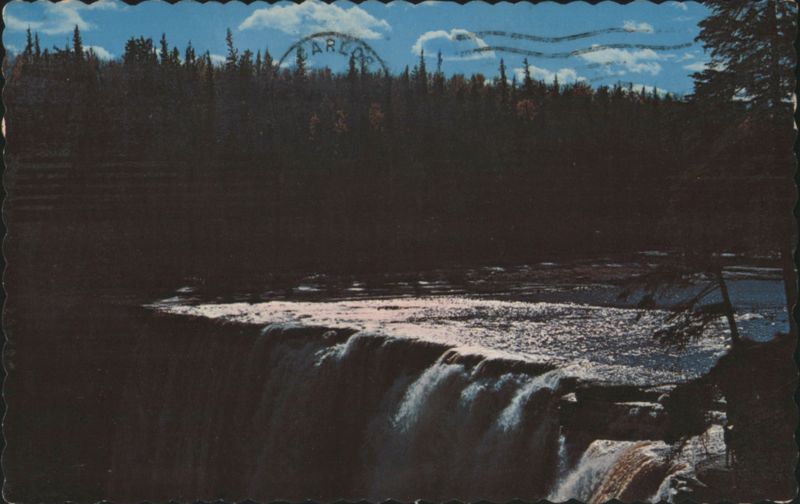 Alexandra Falls on the Hay River NT Canada J. H. Bell