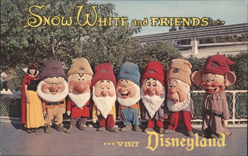 Snow White and the Seven Dwarfs at Disneyland Anaheim California