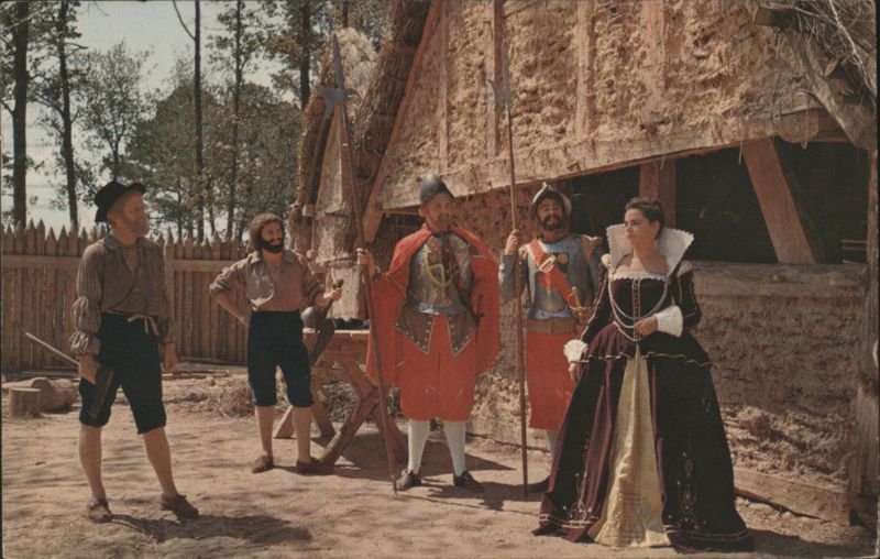 James Fort Historical Reenactors, Jamestown Park Virginia