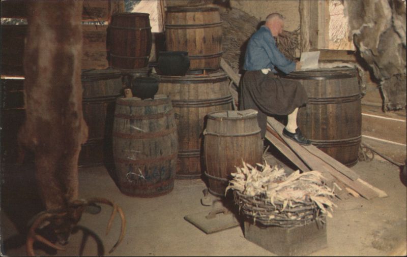 Storekeeper in the Common Storehouse, James Fort Jamestown Virginia