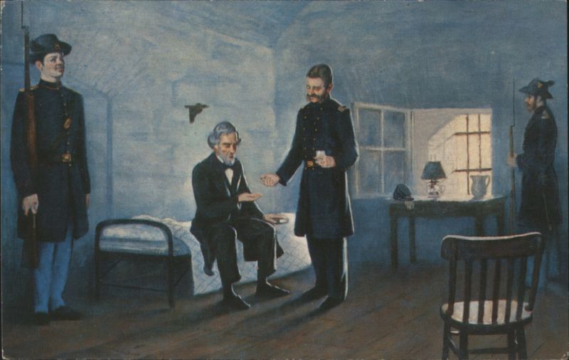 Jefferson Davis and Dr. Craven, Fort Monroe