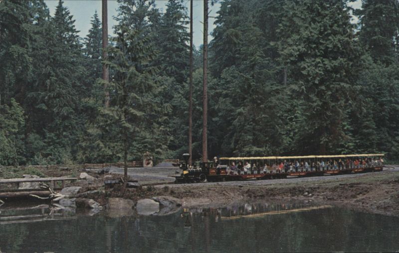Miniature Train in Stanley Park Vancouver BC Canada