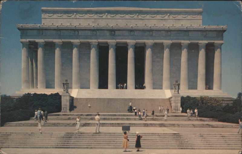 Lincoln Memorial Classic Greek Design Washington District of Columbia