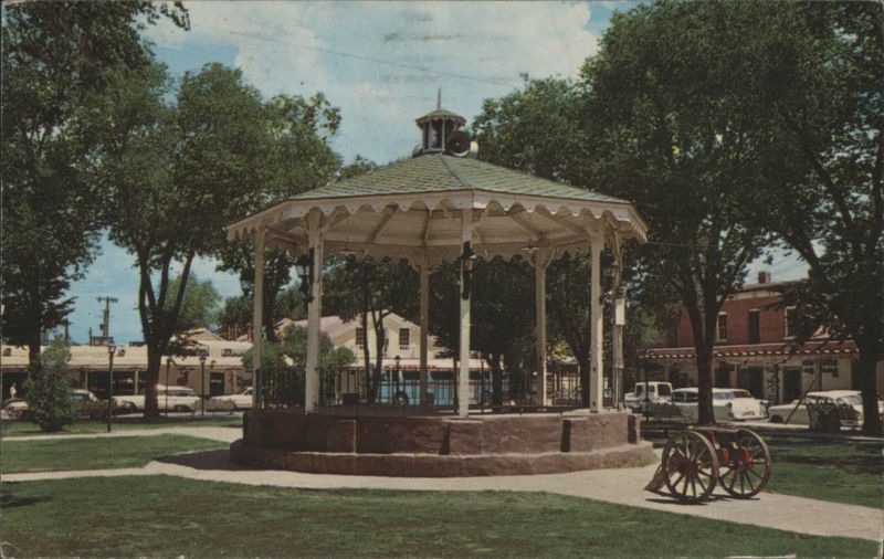 Plaza Gazebo and Cannon, Old Town Albuquerque New Mexico