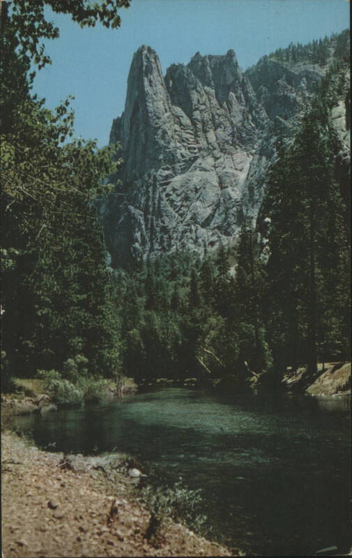Sentinel Rock and Merced River, Yosemite National Park California