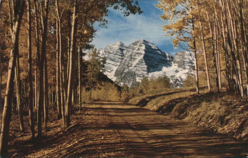 Golden Trail to the Maroon Bells Aspen Colorado R.C. Bishop