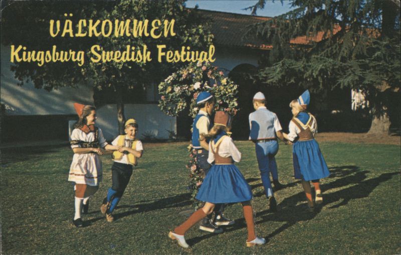 Välkommen Kingsburg Swedish Festival Folk Dancers California