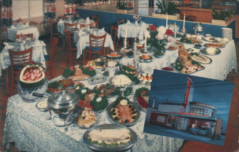 Selandia Smorgasbord Interior and Exterior Views Seattle Washington