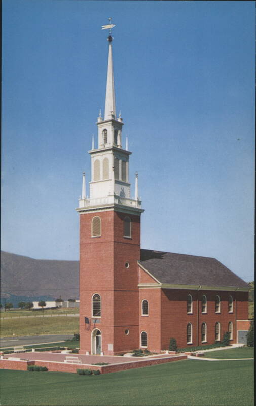 Old North Church Reproduction, Forest Lawn Hollywood Hills Los Angeles California