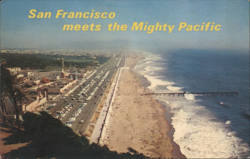 Ocean Beach and Great Highway Aerial View