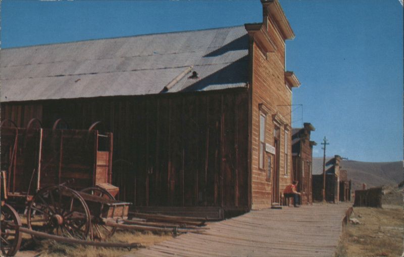 Bodie Museum in the Old Miners Union Hall California