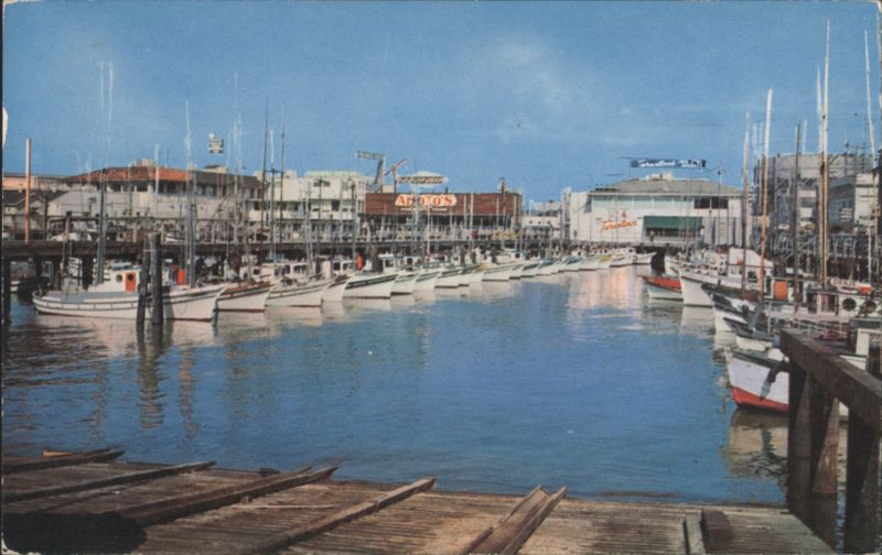 Fisherman's Wharf Harbor and Fishing Boats San Francisco California