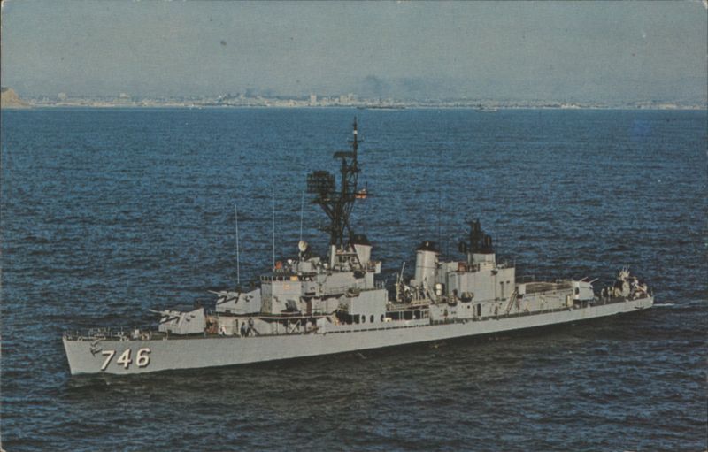 USS Taussig (DD-746) Sumner Class Destroyer Ships