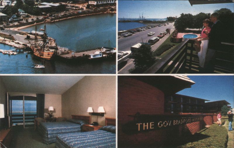 Governor Bradford Motor Inn, Waterfront & Mayflower II Plymouth Massachusetts