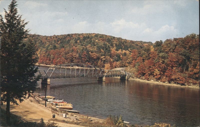 Bridge over Clarion River, Rt. 966 near Cook Forest Pennsylvania