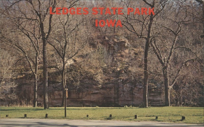 Table Rock at Ledges State Park Iowa Iowa Development Commission