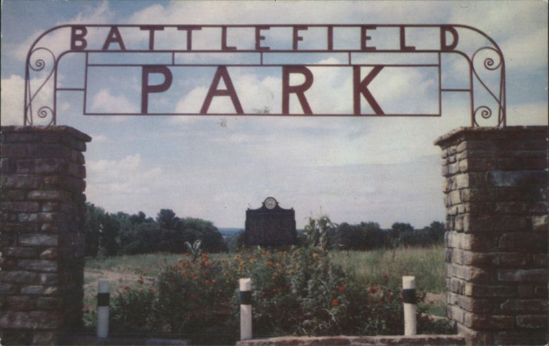 East Entrance to Prairie Grove Battlefield Park Arkansas