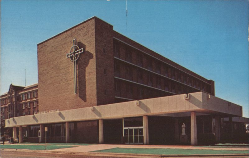St. Anthony's Hospital Modern Addition with Large Cross Amarillo Texas