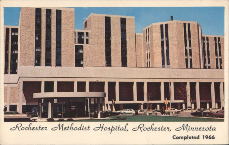 Rochester Methodist Hospital, Completed 1966 Minnesota
