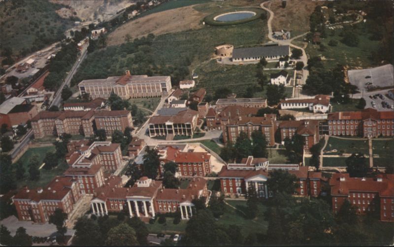 Aerial View of Western State Hospital Staunton Virginia