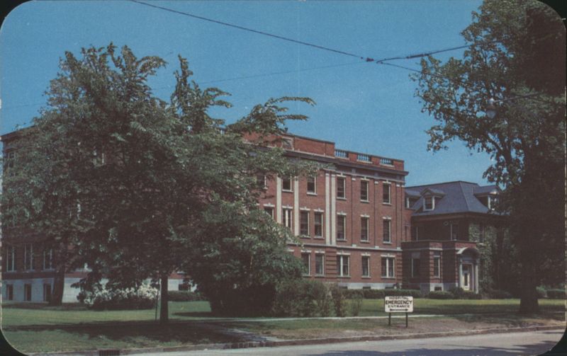 Geneva General Hospital Exterior and Emergency Entrance New York