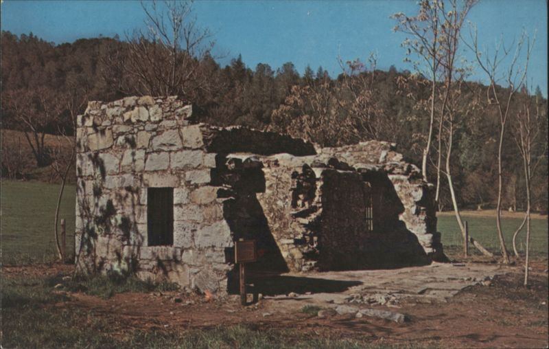 Historic Stone Jail Ruins Coloma California Merle Porter