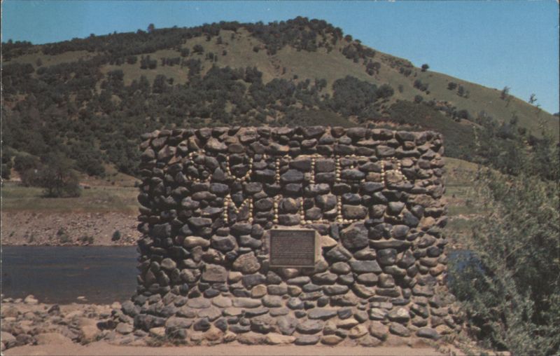 Sutter's Mill Monument at Gold Discovery Site Coloma California