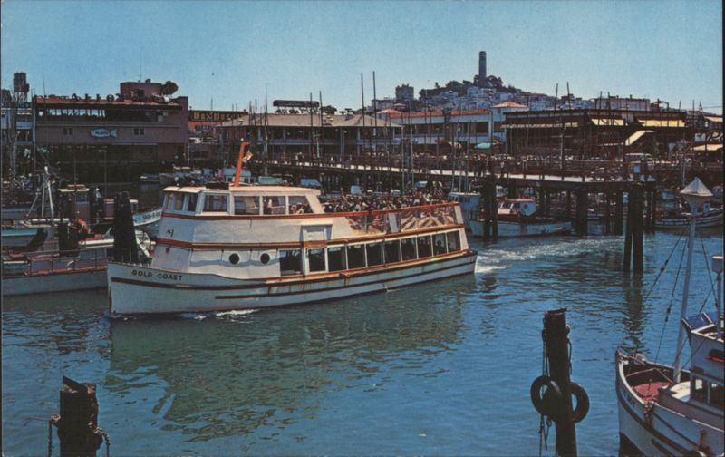 Gold Coast Cruise Boat at Fisherman's Wharf San Francisco California
