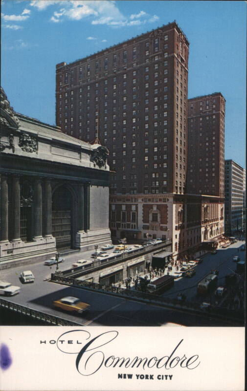 Hotel Commodore and Grand Central Terminal New York City
