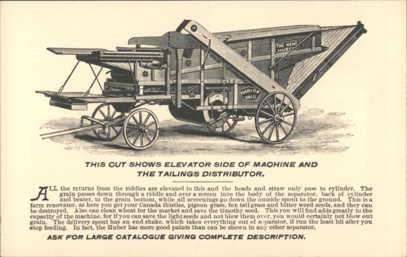 The New Huber Separator and Tailings Distributor Marion Ohio