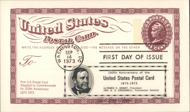 Ulysses S. Grant 100th Anniversary First Day of Issue