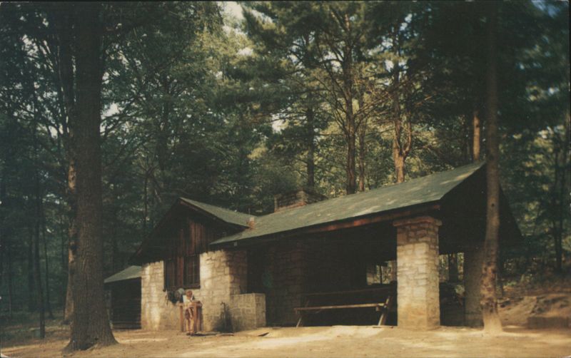 Stone Cabin at Clear Creek State Park Sigel Pennsylvania