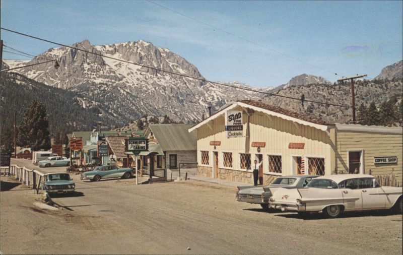 The Village of June Lake with Bill's Fine Food California