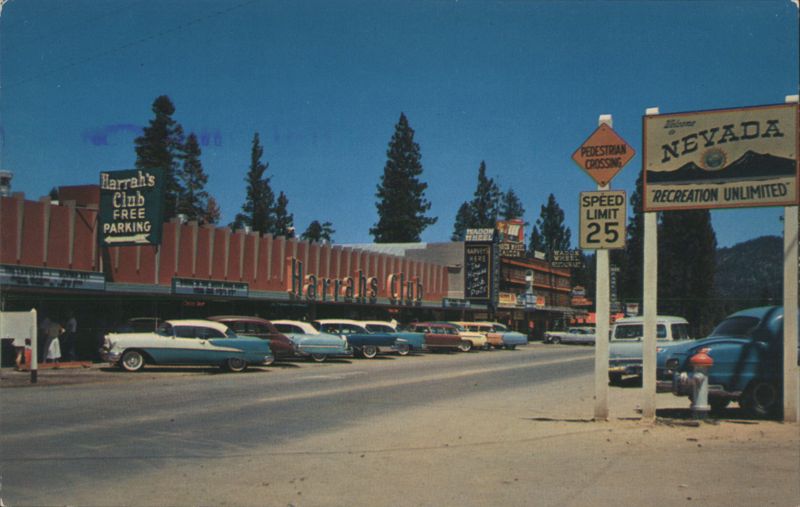 Harrah's Club and Wagon Wheel Saloon, Highway 50 Stateline Nevada