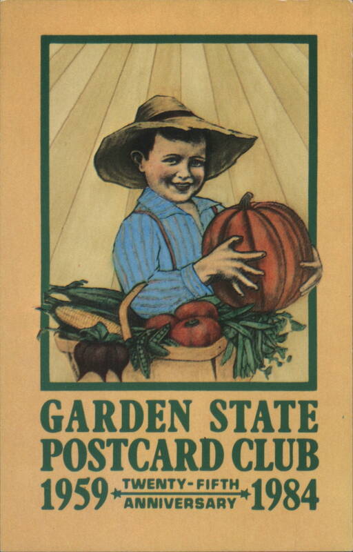 Garden State Postcard Club 25th Anniversary 1959-1984 Summit New Jersey