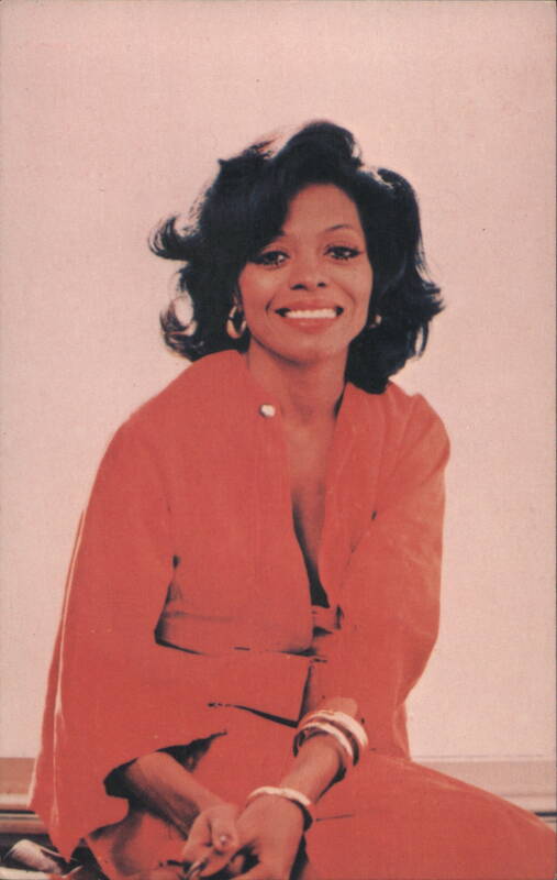 Diana Ross in Vibrant Orange Outfit Kirkland/Contact
